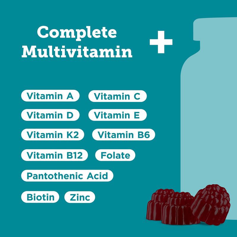 slide 3 of 11, Hyland's Naturals Kids' Sugar Free Multivitamin + Brain & Eye Health - 60ct, 60 ct