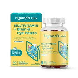 Hyland's Naturals Kids' Sugar Free Multivitamin + Brain & Eye Health - 60ct
