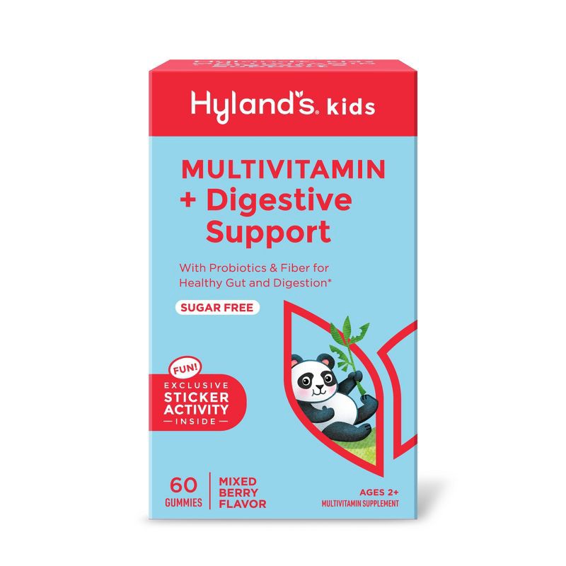 slide 2 of 11, Hyland's Naturals Kids' Sugar Free Multivitamin + Digestive Support - 60ct, 60 ct