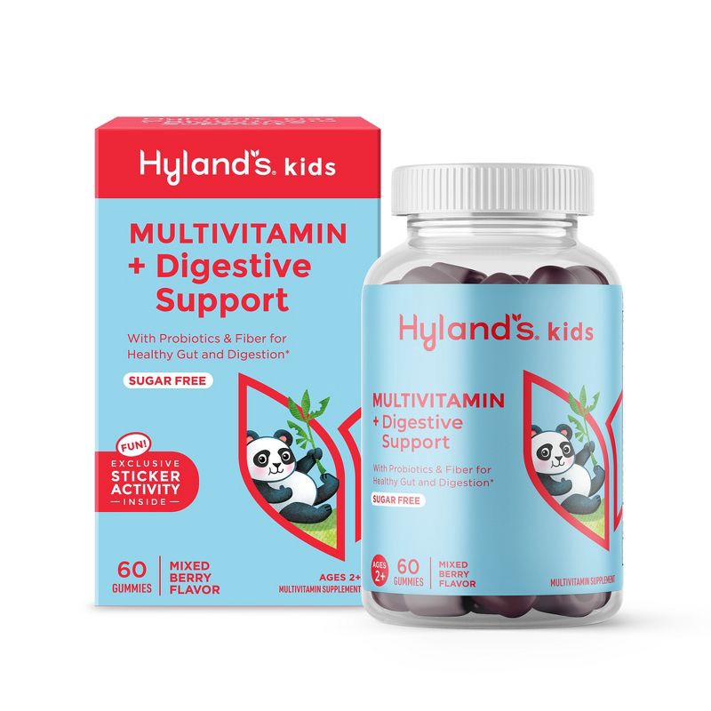 slide 1 of 11, Hyland's Naturals Kids' Sugar Free Multivitamin + Digestive Support - 60ct, 60 ct