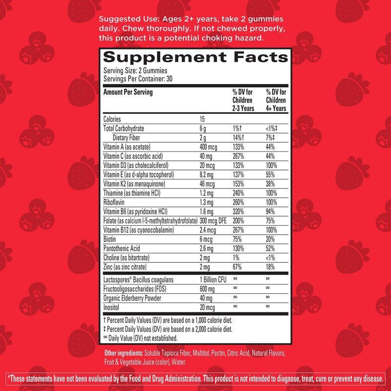 slide 7 of 11, Hyland's Naturals Kids' Sugar Free Multivitamin + Digestive Support - 60ct, 60 ct