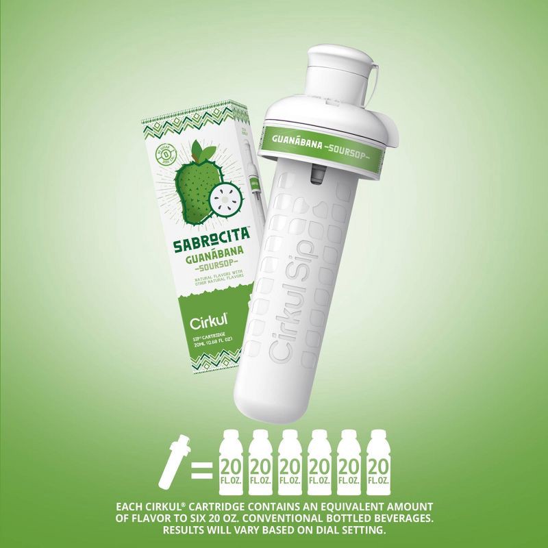 slide 4 of 10, Cirkul Sabrocita Soursop Flavor Cartridge, 1 ct