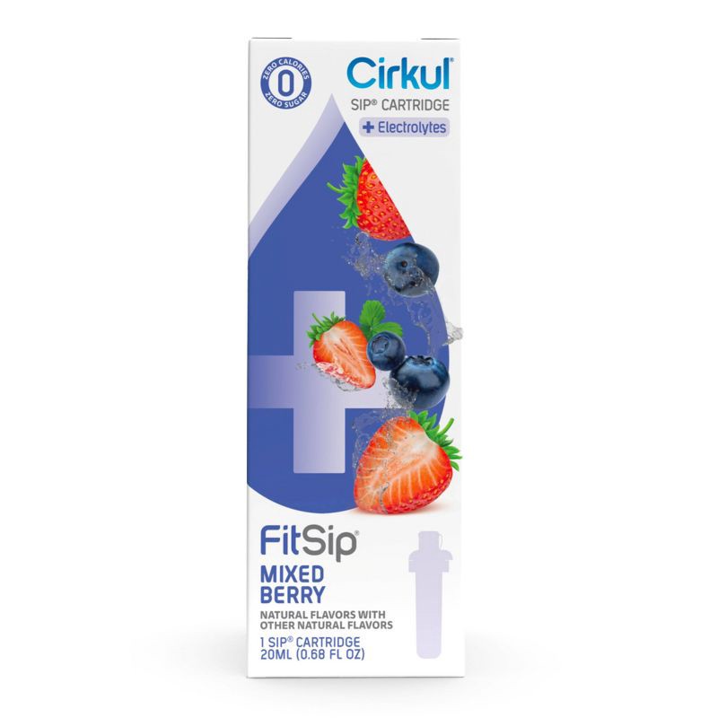 slide 3 of 10, Cirkul FitSip Mixed Berry Flavor Cartridge, 1 ct