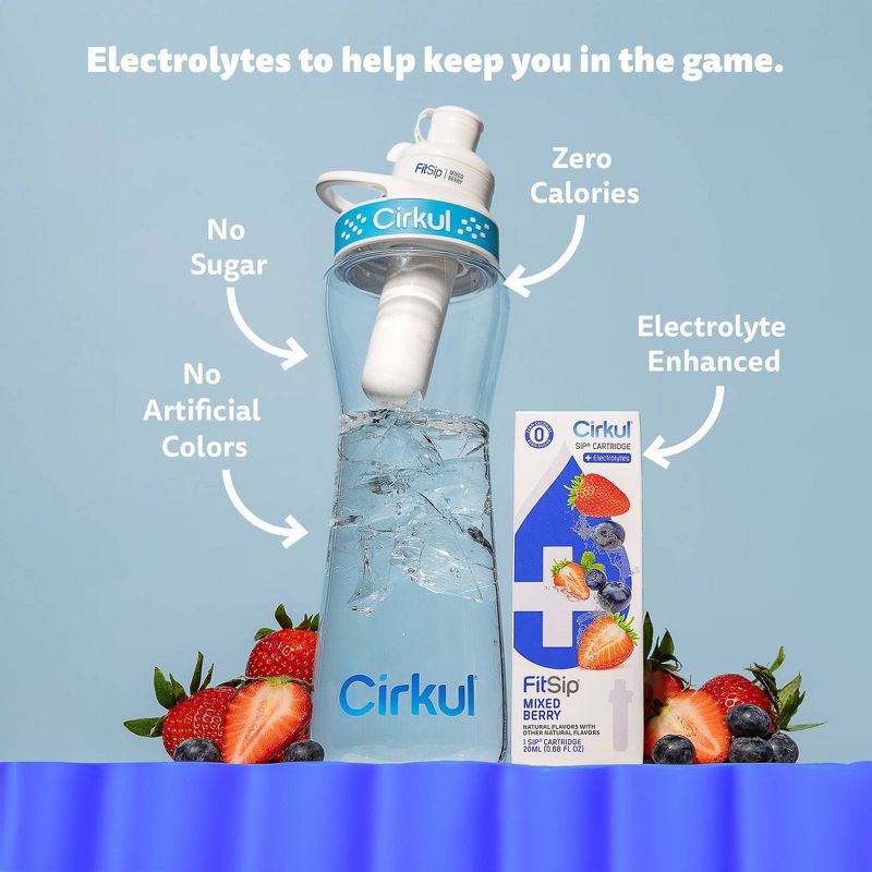 slide 7 of 10, Cirkul FitSip Mixed Berry Flavor Cartridge, 1 ct