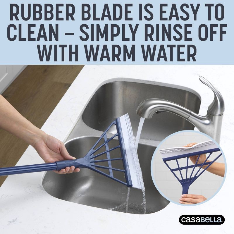 slide 3 of 10, Casabella Rubber Blade Squeegee Broom, 1 ct