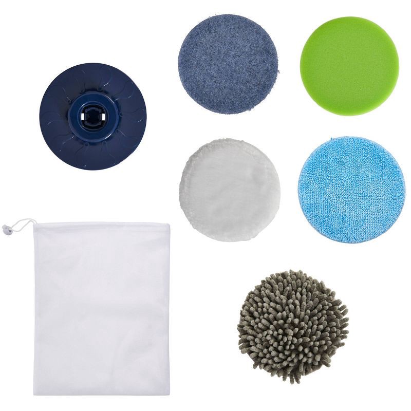 slide 3 of 11, Casabella Power Spin Scrub and Shine Attachment Set - 6ct, 6 ct