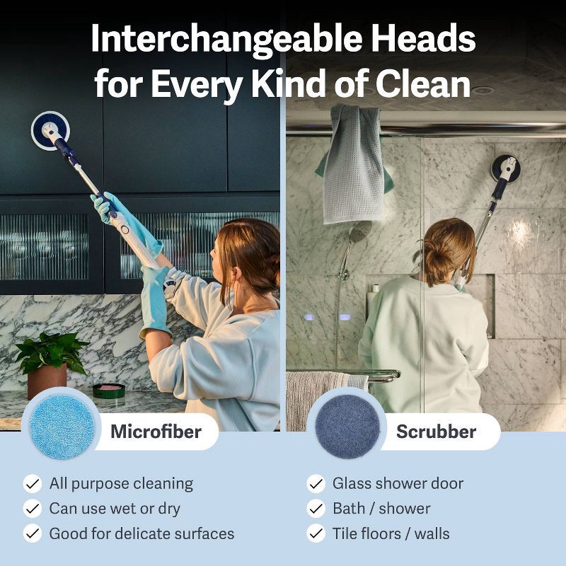 slide 7 of 11, Casabella Power Spin Scrub and Shine Attachment Set - 6ct, 6 ct