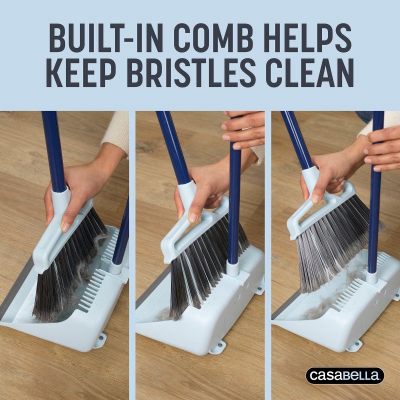 slide 4 of 12, Casabella Upright Sweep Broom Set, 1 ct