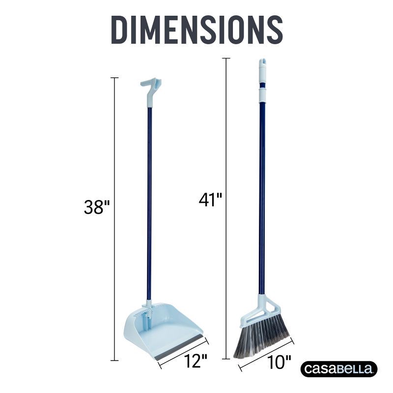 slide 5 of 12, Casabella Upright Sweep Broom Set, 1 ct