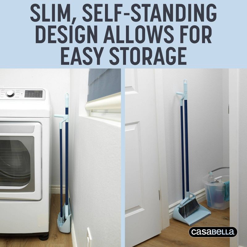 slide 12 of 12, Casabella Upright Sweep Broom Set, 1 ct