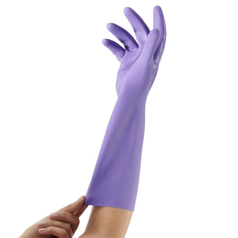 slide 4 of 9, Clorox Enhanced Protection Latex Gloves - Large - 1 Pair, 1 ct