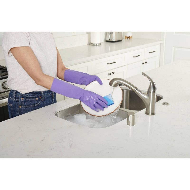 slide 5 of 9, Clorox Enhanced Protection Latex Gloves - Large - 1 Pair, 1 ct