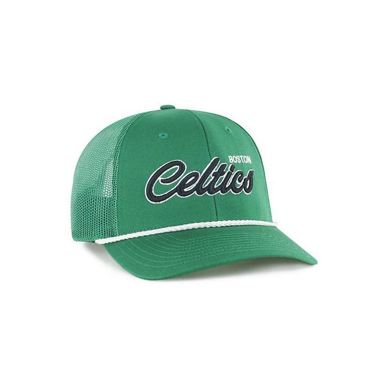 slide 3 of 3, NBA Boston Celtics Scrawl Hat: Adjustable Snapback, Team Logo Mesh Design, 1 ct