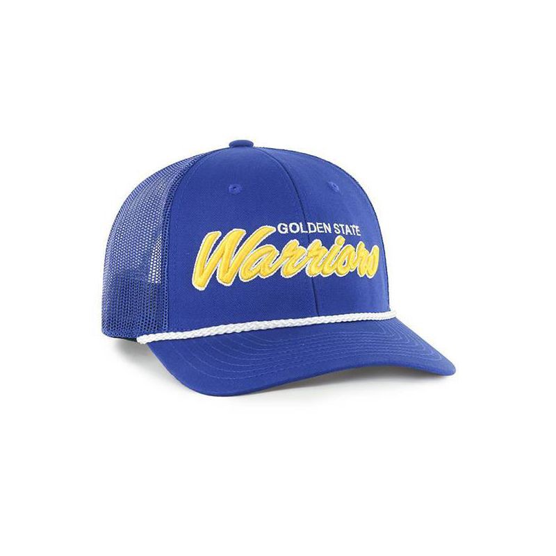 slide 2 of 5, NBA Golden State Warriors Scrawl Hat: Adjustable Snapback, Team Logo Design, 1 ct