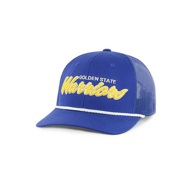 slide 5 of 5, NBA Golden State Warriors Scrawl Hat: Adjustable Snapback, Team Logo Design, 1 ct
