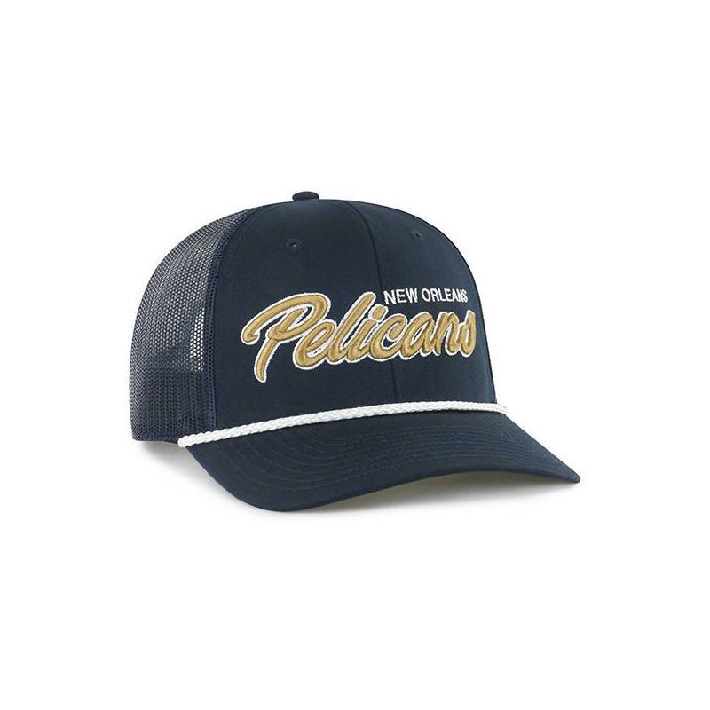 slide 3 of 3, NBA New Orleans Pelicans Scrawl Hat: Adjustable Snapback, Team Logo Design, 1 ct