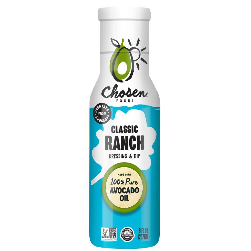 slide 1 of 8, Chosen Foods Classic Ranch Dressing and Dip - 8 fl oz, 8 fl oz