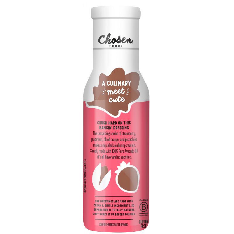 slide 4 of 8, Chosen Foods Strawberry Pistachio Dressing and Marinade - 8 fl oz, 8 fl oz