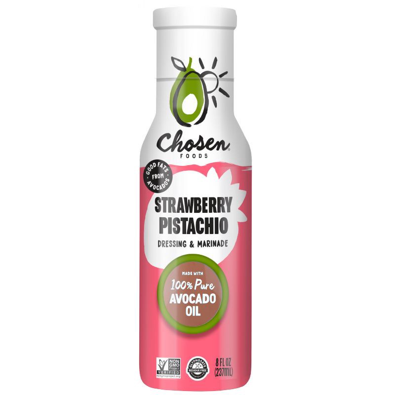 slide 1 of 8, Chosen Foods Strawberry Pistachio Dressing and Marinade - 8 fl oz, 8 fl oz