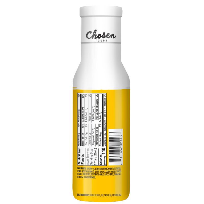 slide 2 of 8, Chosen Foods Lemon Garlic Dressing and Marinade - 8 fl oz, 8 fl oz