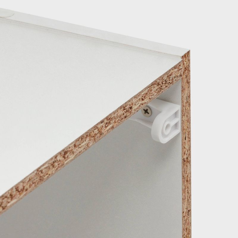 slide 5 of 5, 11" 4 Cube Book Shelf White - Brightroom™, 1 ct