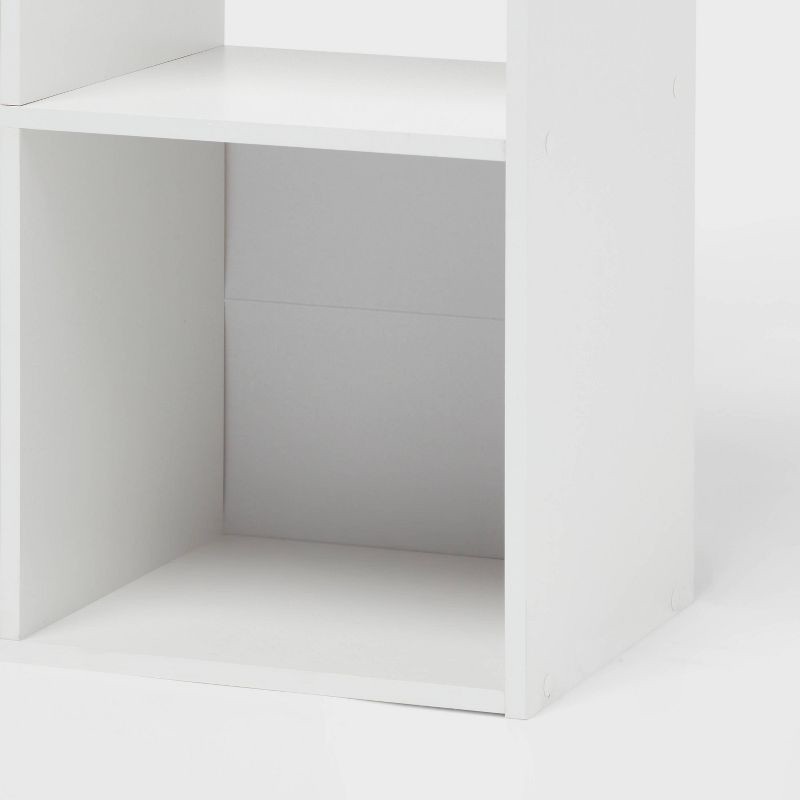 slide 3 of 5, 11" 9 Cube Book Shelf White - Brightroom™, 1 ct