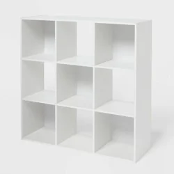 11&quot; 9 Cube Book Shelf White - Brightroom™