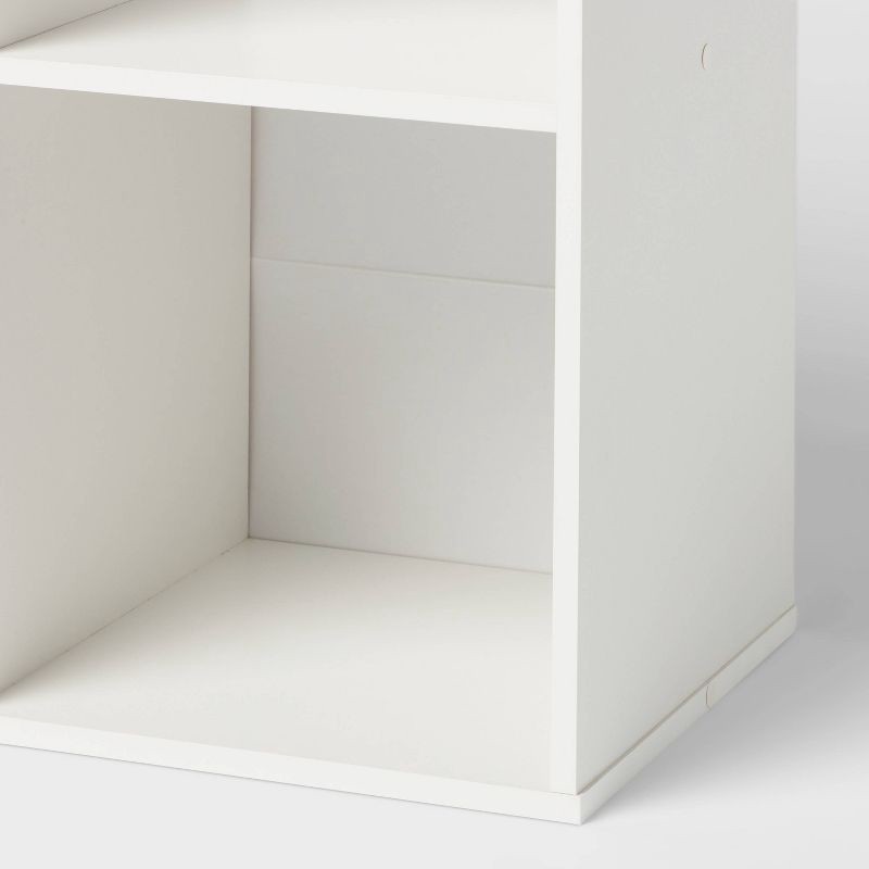 slide 3 of 5, 11" 6 Cube Book Shelf White - Brightroom™, 1 ct