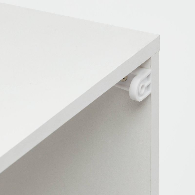 slide 5 of 5, 11" 3-2-1 Cube Book Shelf White - Brightroom™, 1 ct