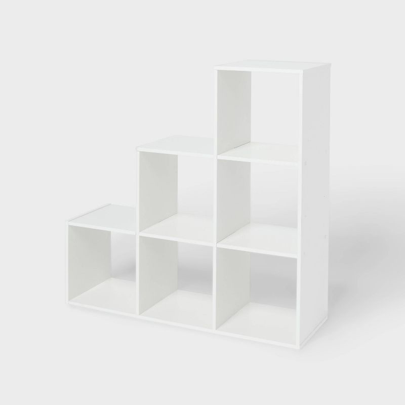 slide 1 of 5, 11" 3-2-1 Cube Book Shelf White - Brightroom™, 1 ct
