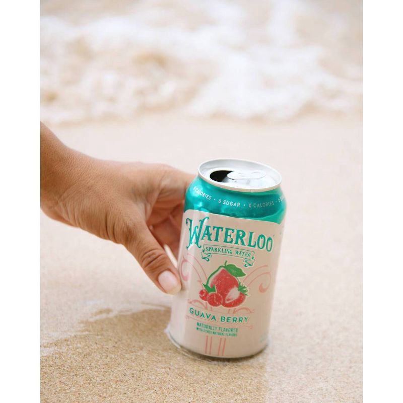 slide 4 of 5, Waterloo Sparkling Water Guava Berry - 8pk/12 fl oz Cans, 8 ct; 12 fl oz