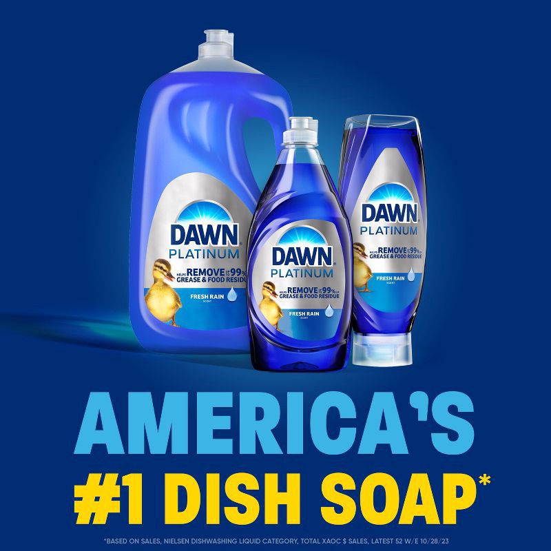 slide 13 of 16, Dawn Platinum Fresh Rain Dish Soap - 26.8 fl oz, 26.8 fl oz