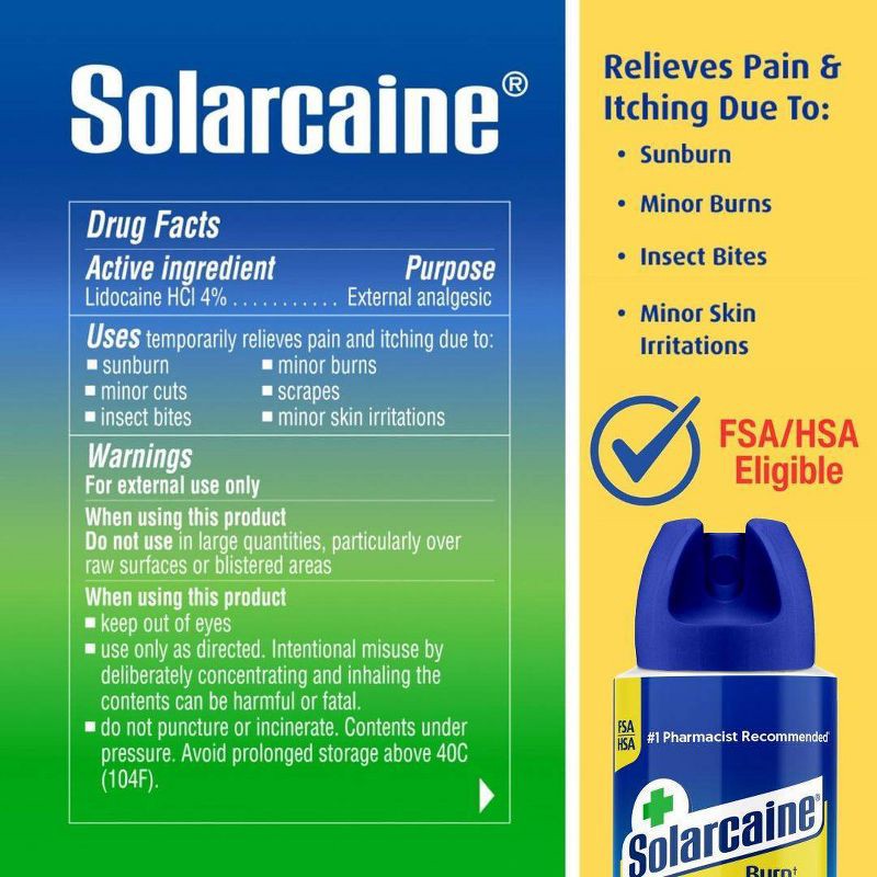 slide 2 of 6, Solarcaine First Aid Spray - 4oz, 4 oz