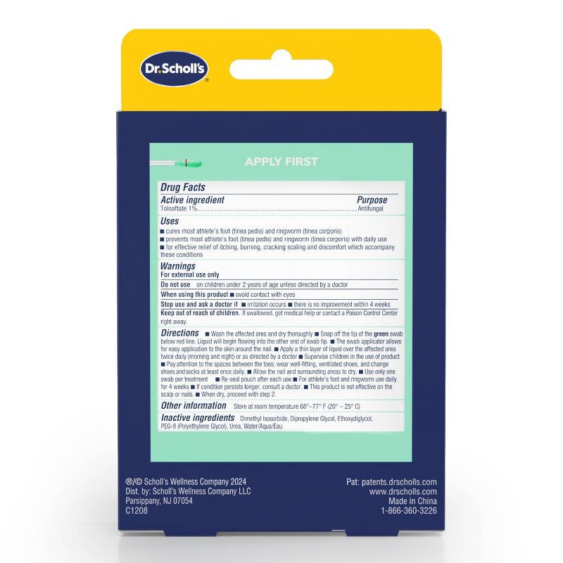 slide 2 of 8, Dr. Scholl's Fungal Nail Clear & Cure Swabs - 30ct, 30 ct