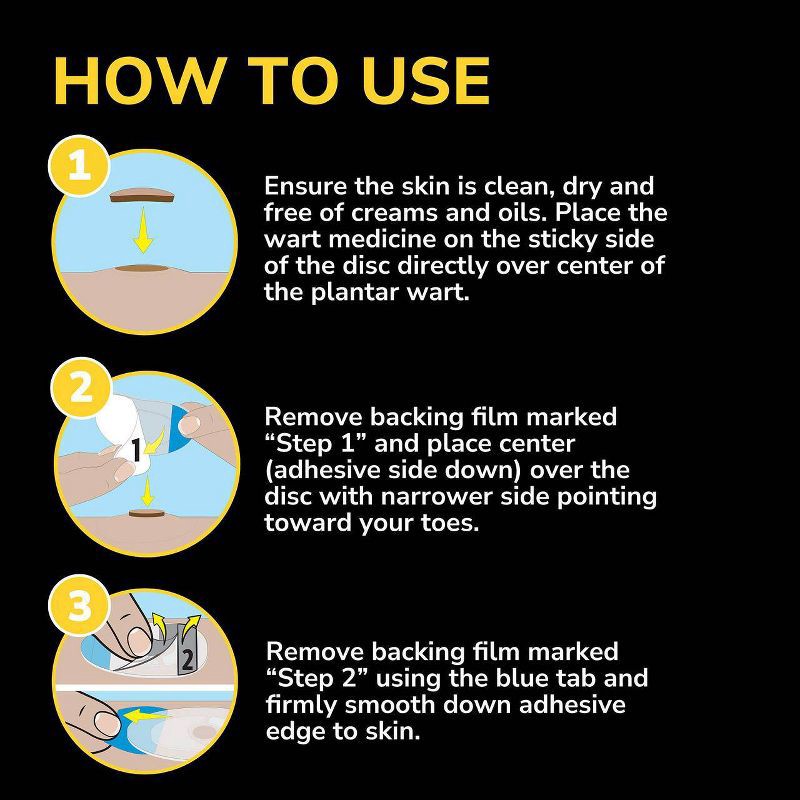 slide 8 of 10, Dr. Scholl's Clear Away Plantar Wart Remover Hydrogel - 12ct, 12 ct