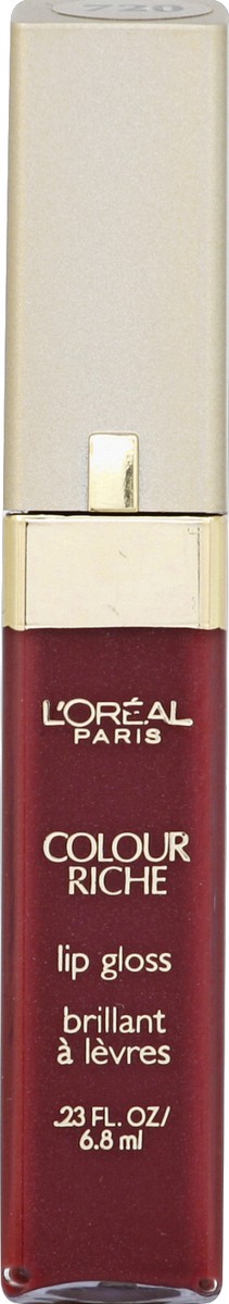 slide 4 of 4, L'Oréal Color Riche Lip Gloss Rich Plum, 1 ct