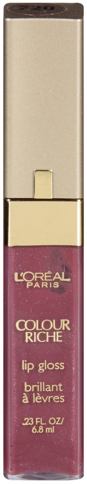 slide 1 of 1, L'Oréal Color Riche Lip Gloss Rich Plum, 1 ct