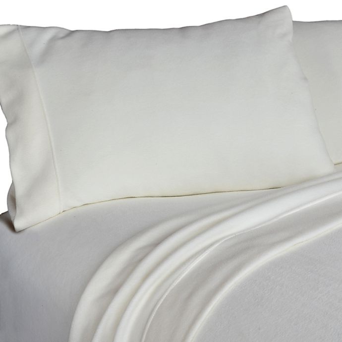 slide 1 of 2, Berkshire Blanket Original Microfleece King Pillowcase - White, 2 ct