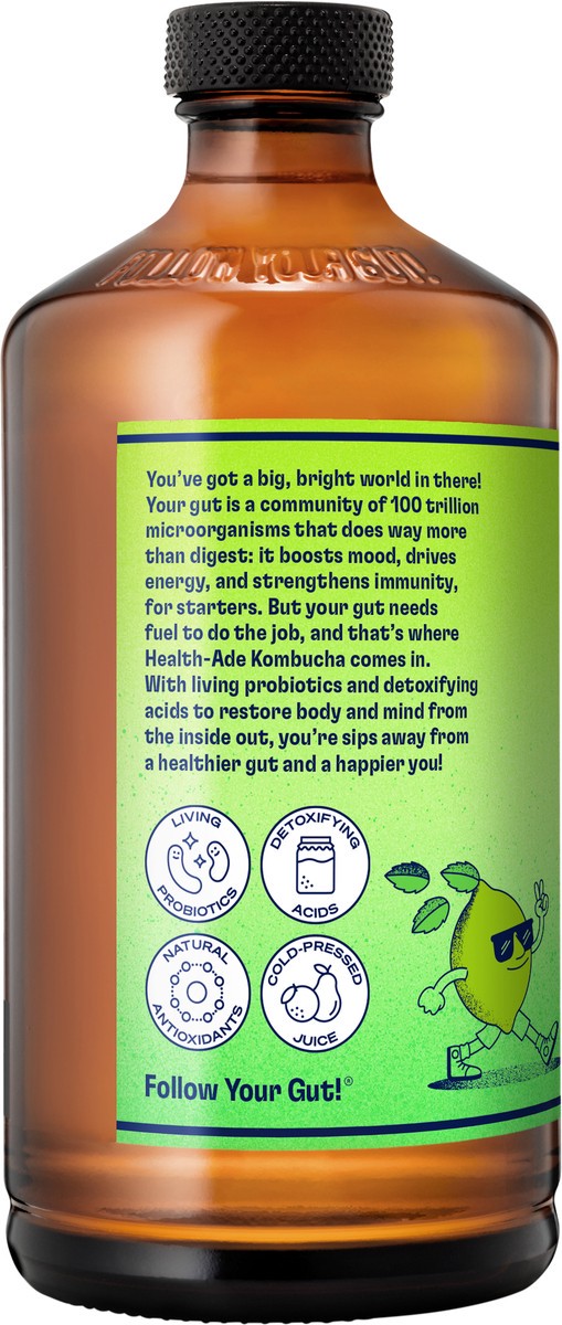 slide 2 of 4, Health-Ade Health Ade Kombucha 16oz - Mint Limeade, 16 fl oz