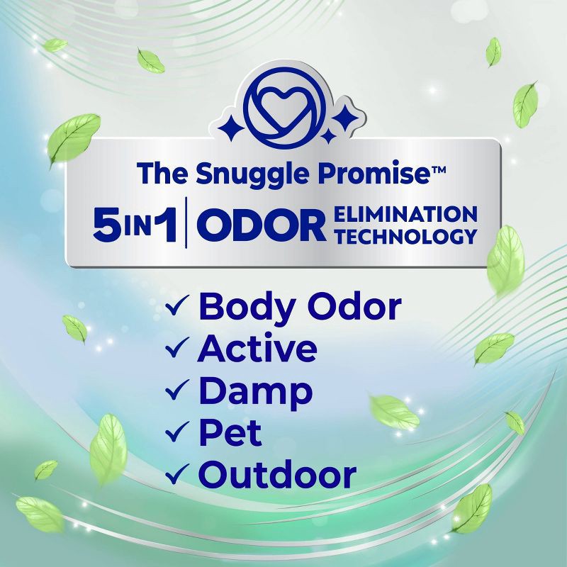 slide 2 of 9, Snuggle + Super Fresh Morning Breeze Liquid Fabric Softener - 66 fl oz, 66 fl oz