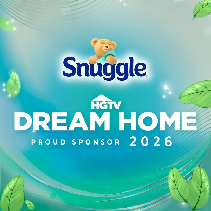 slide 3 of 9, Snuggle + Super Fresh Morning Breeze Liquid Fabric Softener - 66 fl oz, 66 fl oz