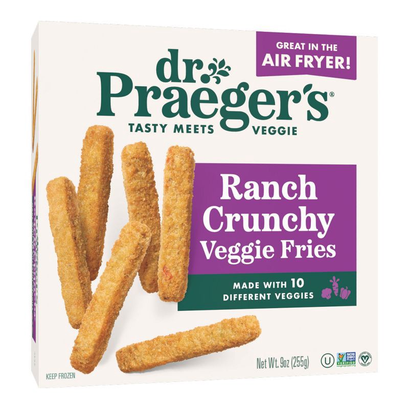 slide 1 of 6, Dr. Praeger's Vegan Frozen Crunchy Ranch Fries - 9oz, 9 oz