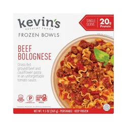 kevin's natural foods Frozen Gluten Free Beef Bolognese - 9.5oz