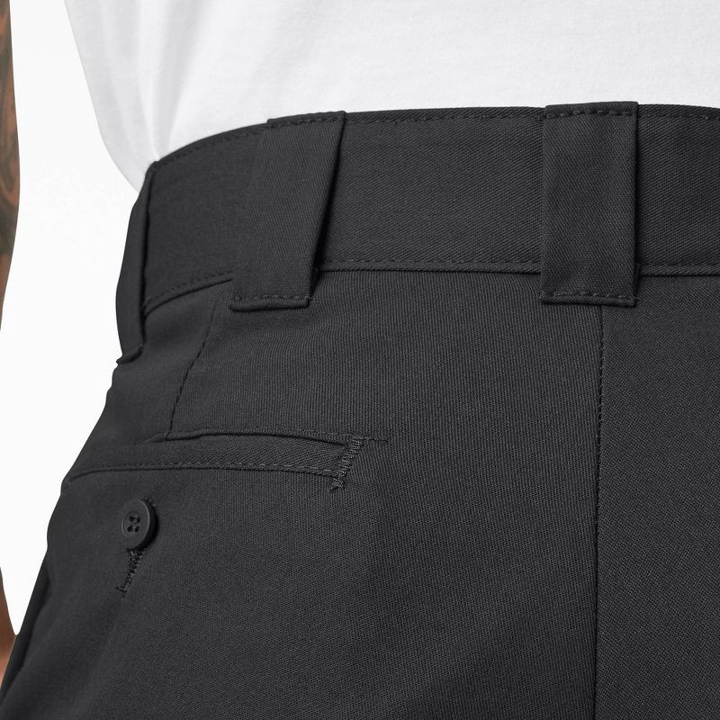 slide 4 of 4, Dickies Men's Twill Stretch Cargo Pants - Black 32x30: Polyester Machine Washable, 1 ct