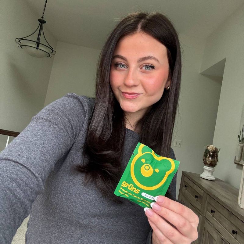 slide 11 of 14, Gruns Grüns Adult Low Sugar Superfoods Greens Gummies - 96ct/12 Servings, 96 ct, 12 servings