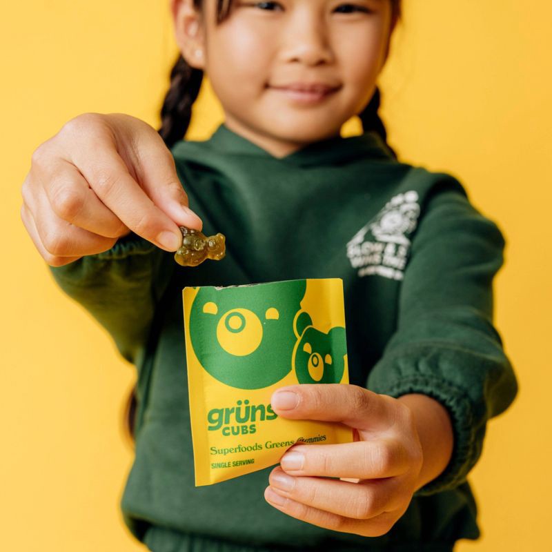 slide 2 of 13, Gruns Grüns Kids' Low Sugar Superfoods Greens Gummies - 72ct/12 Servings, 72 ct, 12 servings