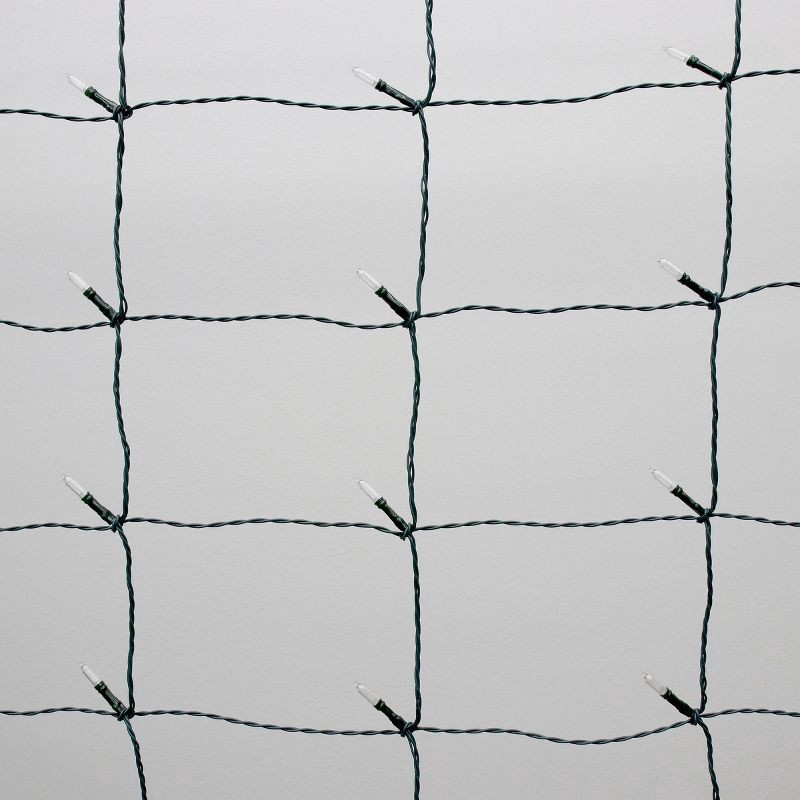 slide 3 of 6, 100ct Philips ChromaBright LED App Controlled Net Lights with RGB LED's, Green Wire, Indoor/Outdoor, 100 ct