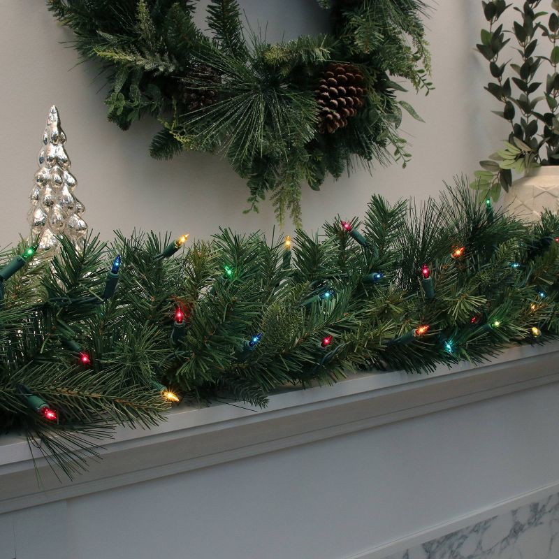 slide 2 of 5, 200ct Philips Heavy Duty Incandescent Indoor/Outdoor Miniature Twinkling String Lights Multi-Colored with Green Wire and Remains Lit Technology, 200 ct