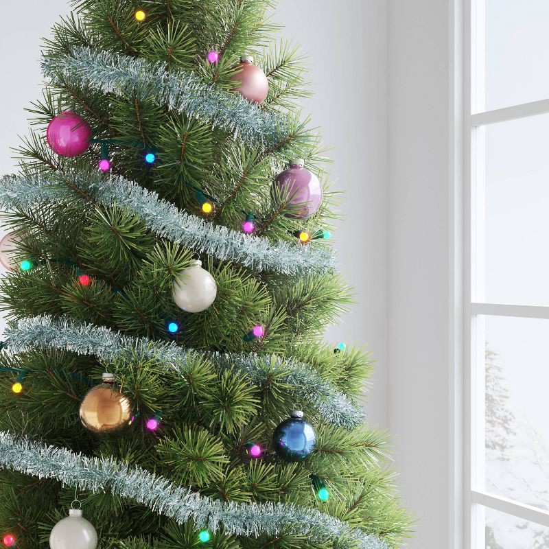 slide 2 of 5, 100ct Christmas LED Mini Sphere Orb Globe String Lights with Green Wire - Wondershop™, 100 ct