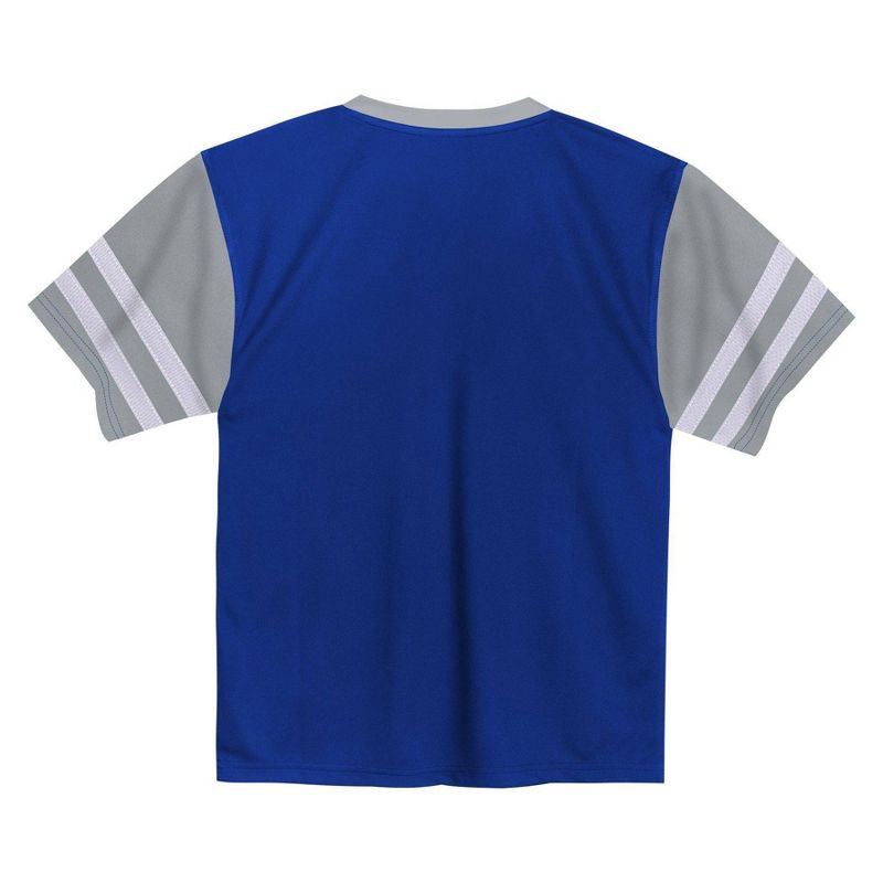 slide 3 of 3, MLB Los Angeles Dodgers Toddler Boys' Team Jersey - 2T: V Neck Pullover, Short Sleeve, 1 ct